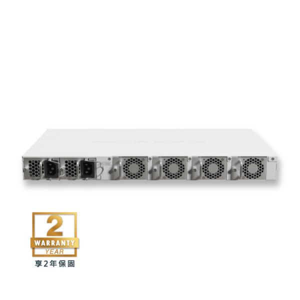 CRS518-16XS-2XQ-RM - MikroTik 機房用系列交換器 RouterOS L6 MikroTik, CRS518-16XS-2XQ-RM, 100G交換器, 25G交換器, SFP28交換器, QSFP28交換器, MikroTik核心交換器, L3交換器, 資料中心網通, 匯聚層交換器, 高密度網路設備, 雙電源交換器, 企業級交換器