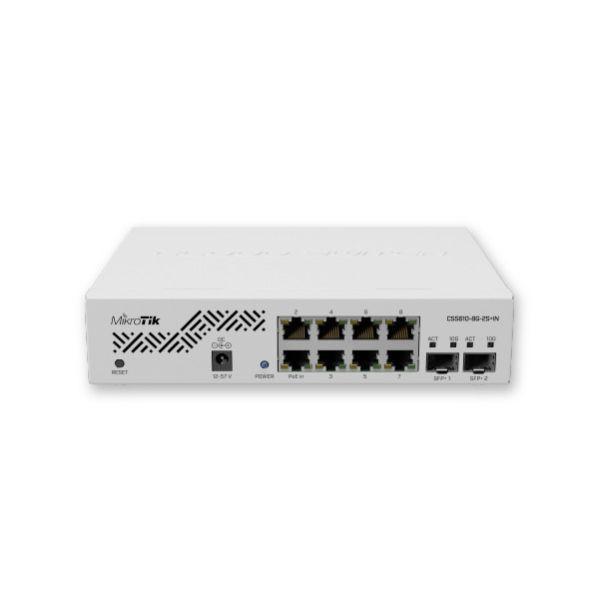CSS610-8G-2S+IN - MikroTik SwOS 系列交換器 MikroTik,CSS610-8G-2S+IN,CSS610,千兆交換器,8埠交換器,10GB SFP+,光纖交換器,企業網路,高速交換器