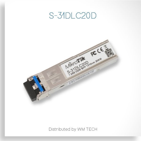 S-31DLC20D-MikroTik 1.25G SFP 收發器 MikroTik S-31DLC20D, MikroTik SFP, 光纖收發器, 單模 SFP, 1.25G SFP 模組, 1310nm SFP, 20km SFP 收發器, LC 接頭 SFP, RouterOS 光纖模組, MikroTik 光纖模組, CCR SFP 擴充, RB260GS SFP, RB2011 SFP, 光纖模組推薦, 網路交換器 SFP
