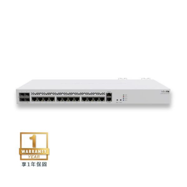 CCR2116-12G-4S+ - MikroTik RoS Level 6路由器 CCR2116-12G-4S+,16核心高效能路由器,12埠Gigabit路由器,含4埠10G SFP+路由器,旗艦級專業路由器,中大型企業路由器,機房骨幹路由器,高效能Router推薦,多WAN路由器,支援VLAN路由器,VPN路由器推薦,遠端管理Router,穩定耐用Router