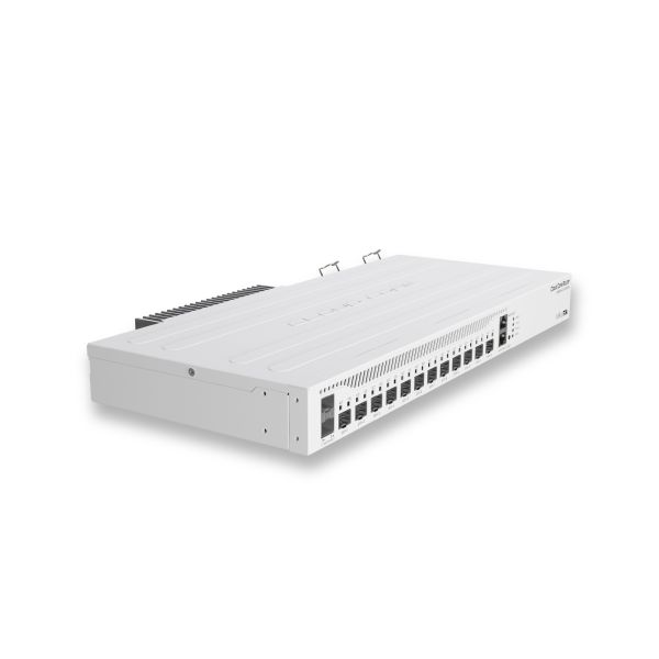 CCR2004-1G-12S+2XS - MikroTik RoS Level 6路由器 CCR2004-1G-12S+2XS,CCR2004,光纖核心路由器,25G路由器,10G SFP+路由器,高效能企業路由器,機房專用路由器,高頻寬路由器,多埠光纖路由器,支援VLAN路由器,支援IPsec路由器,高流量Router,穩定耐用Router,遠端管理Router