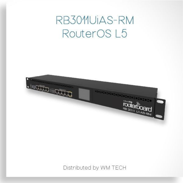 RB3011UiAS-RM - MikroTik RoS Level 5路由器 RB3011UiAS-RM,10埠Gigabit路由器,機架型路由器,中小企業路由器推薦,高CP值路由器,含SFP插槽路由器,多WAN路由器,支援VLAN路由器,VPN路由器推薦,遠端管理Router,穩定耐用Router,商用網管路由器,RouterOS路由器