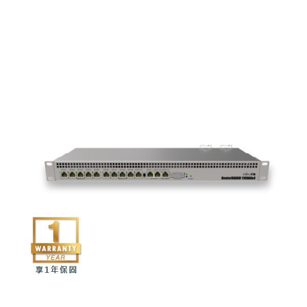 RB1100x4(RB1100AHx4) - MikroTik RoS Level 6路由器 RB1100x4,13埠Gigabit路由器,機架型路由器,四核心高效能路由器,中大型企業路由器,機房專用路由器,高效能Router推薦,多WAN路由器,支援VLAN路由器,VPN路由器推薦,遠端管理Router,穩定耐用Router,商用網管路由器