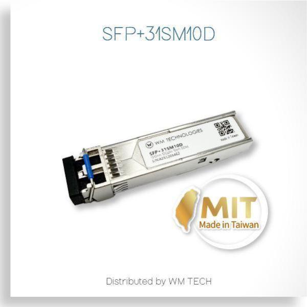 SFP+31SM10D Taiwan-Made 10G SFP+ Single-Mode Fiber Module (1310nm / 10km) Taiwan-made fiber module, SFP+31SM10D, 10G SFP+ module, 1310nm fiber transceiver, 10km single-mode module, SFP+ LR, Dual-LC transceiver, DDM monitoring, MikroTik SFP+, standard SFP+ module, backbone n