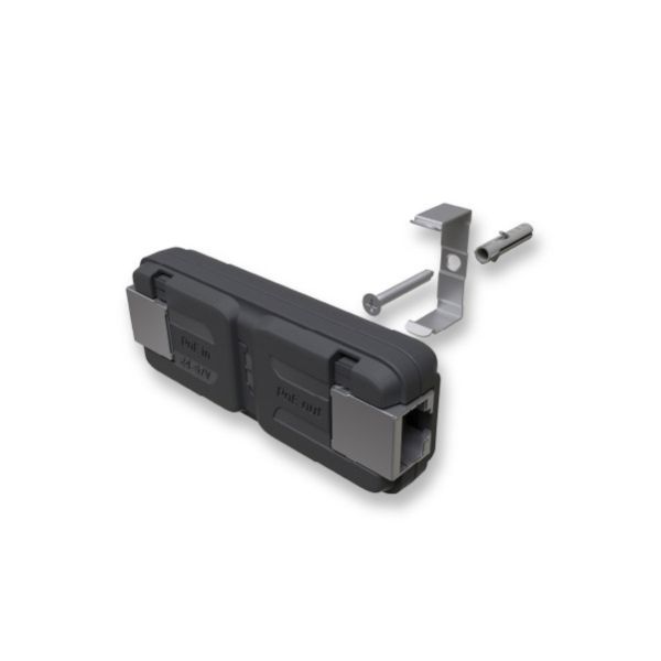 MikroTik GPeR 千兆乙太網路被動式中繼器 MikroTik GPeR、乙太網路中繼器、千兆被動式中繼、PoE 延長器、24-57V PoE-in、210 m 延伸乙太網、長距離乙太網架構、MikroTik 台灣代理、樓層網路佈線、社區網路節點、Gigabit passive repeater、PoE-out 模組