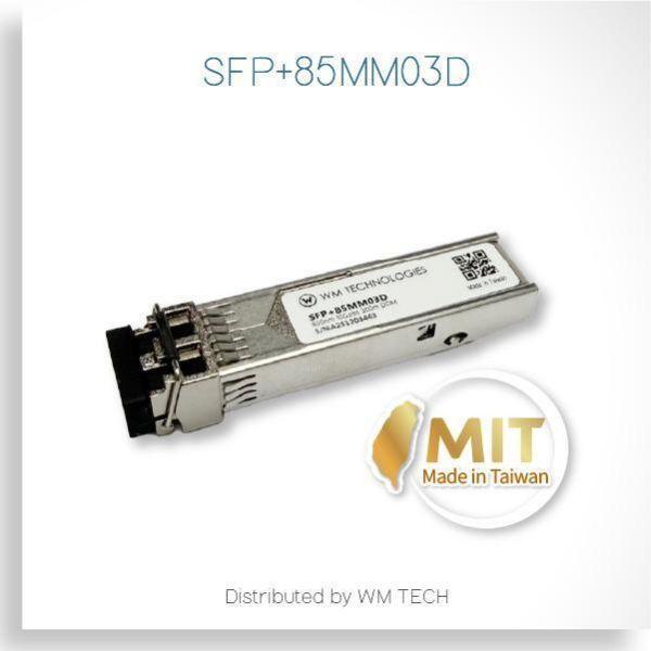 SFP+85MM03D Taiwan-Made 10G SFP+ Multimode Fiber Transceiver (850nm / 300m) Taiwan fiber module, Taiwan-made SFP+, 10G SFP+ module, 850nm fiber transceiver, multimode fiber module, SFP+ SR, 300m OM3, 400m OM4, MikroTik SFP+, standard SFP+ module