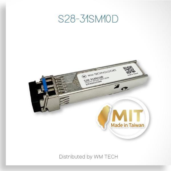S28-31SM10D 台灣製 25G SFP28 單模光纖模組（1310nm｜10km｜DDM） S28-31SM10D, 25G SFP28, 25G 光纖模組, SFP28 單模模組, 1310nm SFP28, 25G 10km 光纖模組, SFP28 DDM, 25G 單模光纖, SFP28 transceiver, 25G 光模組