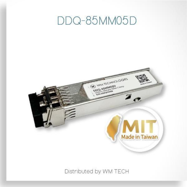 DDQ-85MM05D Taiwan-Manufactured 400G QSFP-DD Multi-Mode Optical Transceiver (850nm | 100m | C-Temp) DDQ-85MM05D, 400G QSFP-DD transceiver, QSFP-DD multi mode, 850nm 400G, QSFP-DD SR8, 400G optical module, MMF QSFP-DD, data center optics
