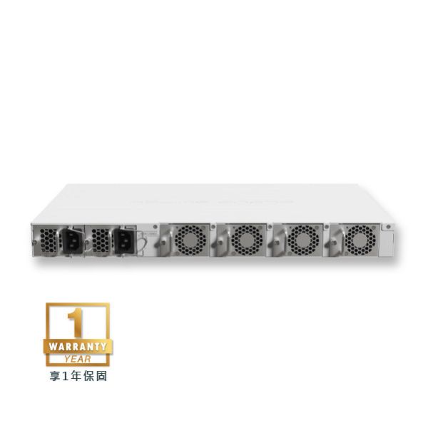 CRS518-16XS-2XQ-RM - MikroTik 機房用系列交換器 RouterOS L6 MikroTik, CRS518-16XS-2XQ-RM, 100G交換器, 25G交換器, SFP28交換器, QSFP28交換器, MikroTik核心交換器, L3交換器, 資料中心網通, 匯聚層交換器, 高密度網路設備, 雙電源交換器, 企業級交換器