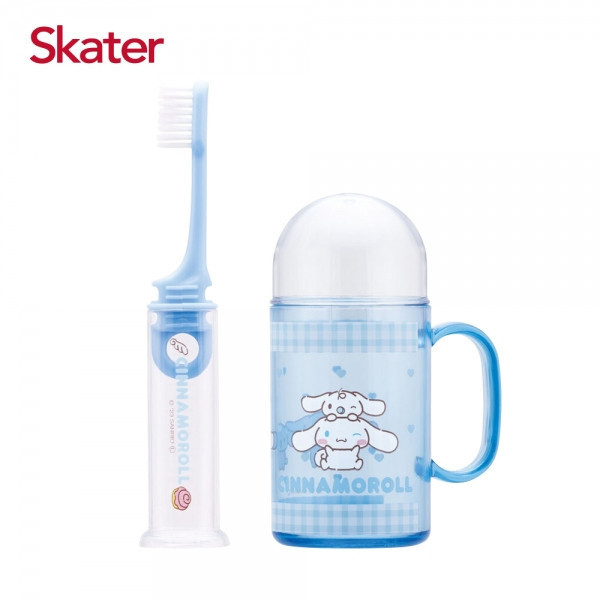 Skater 兒童牙刷杯組｜便利牙刷｜大耳狗牙刷 Skater 兒童牙刷杯組、大耳狗牙刷杯、兒童學習牙刷組合、寶寶牙刷杯、卡通牙刷套裝、兒童刷牙杯推薦、兒童口腔清潔用品、學齡前牙刷組、可愛牙刷杯組、幼兒牙刷杯