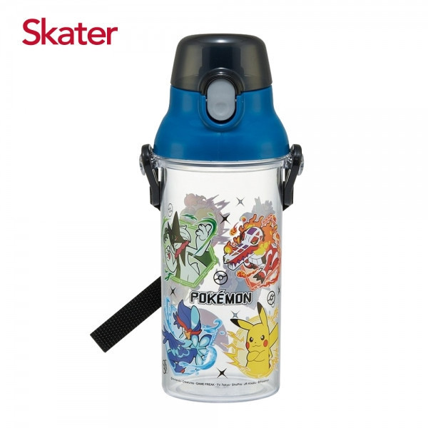 Skater 日本水壺 480ml 直飲透明水壺｜寶可夢水壺｜PSB5TR 日本水壺,skater,superbo,水壺推薦,兒童水壺推薦,直飲水壺,兒童水壺,寶可夢水壺,神奇寶貝水壺,寶可夢吸管水壺,skater水壺,透明水壺