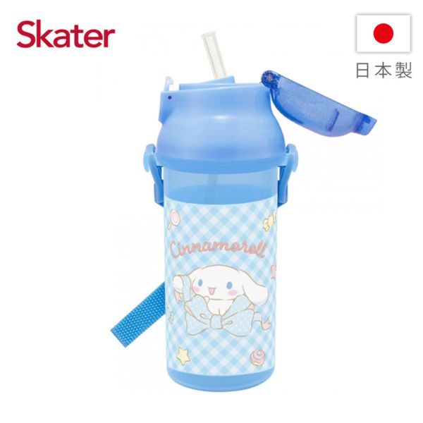 Skater 日本水壺 480ml 銀離子吸管水壺｜大耳狗水壺｜PSB5PAG 透明吸管水壺,skater,superbo,水壺推薦,兒童水壺推薦,不鏽鋼水壺,保溫瓶,不鏽鋼保溫瓶,吸管水壺,直飲水壺,透明水壺,大耳狗水壺,三麗鷗水壺