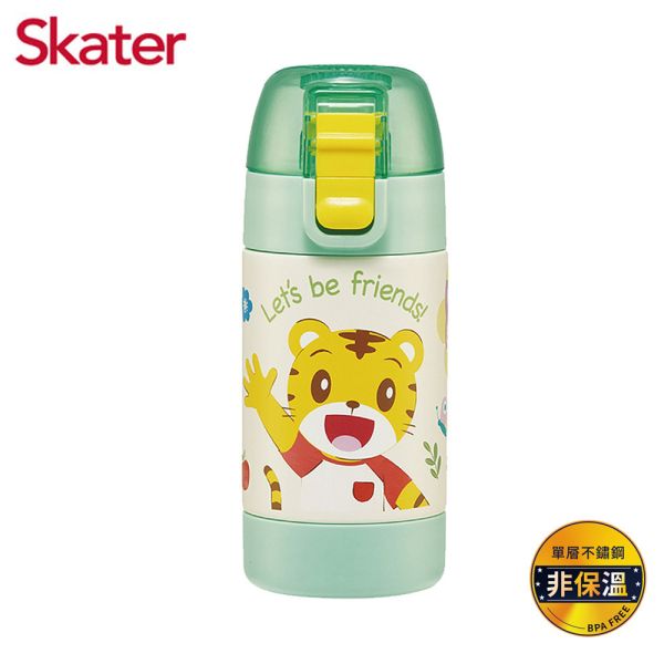 Skater 350ml 不鏽鋼直飲冷水壺｜巧虎｜SSSC4D 透明吸管水壺,skater,superbo,水壺推薦,兒童水壺推薦,不鏽鋼水壺,保溫瓶,不鏽鋼保溫瓶,吸管水壺,直飲水壺,透明水壺