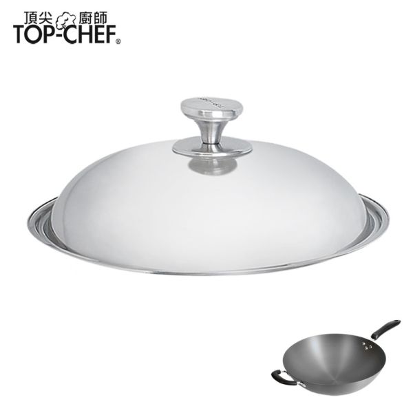 TOP-CHEF 頂尖廚師 鍋蓋｜鈦廚頂級陽極深型鍋｜全不鏽鋼鍋蓋｜透視玻璃鍋蓋 頂尖廚師,TOP-CHEF,炒鍋鍋蓋,鍋蓋