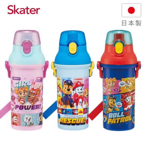 Skater 日本水壺 480ml 銀離子直飲水壺｜汪汪隊｜汪汪隊立大功｜PSB5SANAG 日本水壺,skater,superbo,水壺推薦,兒童水壺推薦,直飲水壺,兒童水壺,汪汪隊水壺,汪汪隊吸管水壺,skater水壺,銀離子水壺,抗菌水壺,480ml直飲
