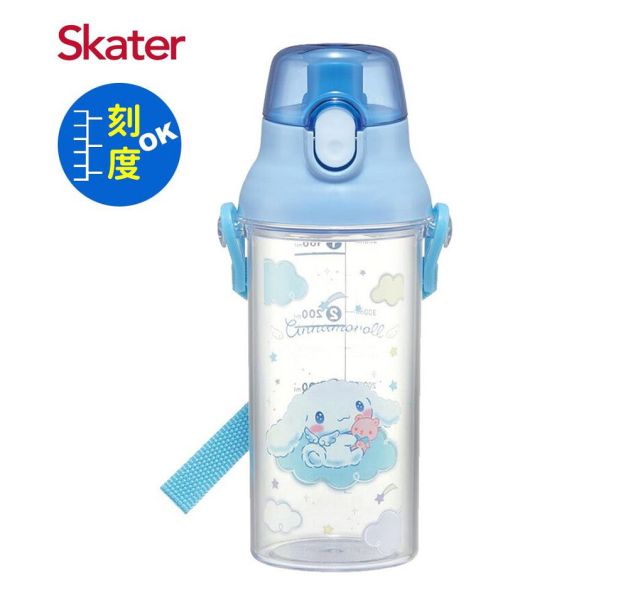 Skater 日本水壺 480ml 定量直飲水壺｜大耳狗水壺｜PSB5TR 日本水壺,skater,superbo,水壺推薦,兒童水壺推薦,直飲水壺,兒童水壺,大耳狗水壺,三麗鷗水壺,大耳狗吸管水壺,skater水壺,透明水壺