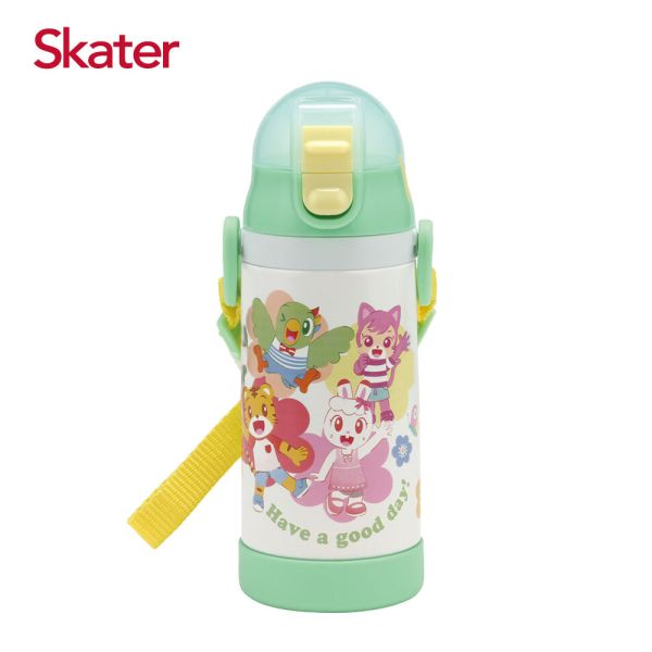 skater 350ml 吸管型不鏽鋼兩用杯｜巧虎保溫瓶｜STWM3N 透明吸管水壺,skater,superbo,水壺推薦,兒童水壺推薦,不鏽鋼水壺,保溫瓶,不鏽鋼保溫瓶,吸管水壺,直飲水壺,透明水壺