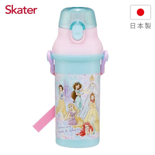 Skater 日本水壺 480ml 銀離子直飲水壺｜迪士尼公主水壺｜PSB5SANAG 日本水壺,skater,superbo,水壺推薦,兒童水壺推薦,直飲水壺,兒童水壺,公主水壺,公主吸管水壺,skater水壺,銀離子水壺,抗菌水壺,480ml直飲
