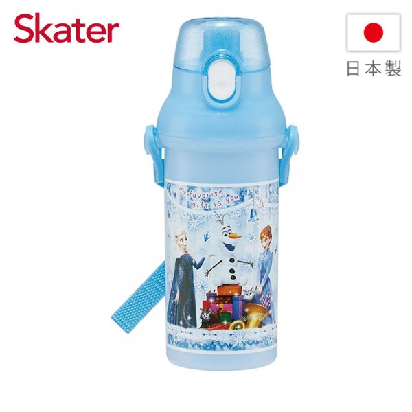 Skater 日本水壺 480ml 銀離子直飲水壺｜冰雪奇緣｜PSB5SANAG 透明吸管水壺,skater,superbo,水壺推薦,兒童水壺推薦,不鏽鋼水壺,保溫瓶,不鏽鋼保溫瓶,吸管水壺,直飲水壺,透明水壺,汪汪隊水壺