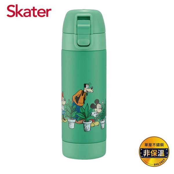 Skater 500ml 不鏽鋼直飲冷水壺｜米奇｜SSSC4D 透明吸管水壺,skater,superbo,水壺推薦,兒童水壺推薦,不鏽鋼水壺,保溫瓶,不鏽鋼保溫瓶,吸管水壺,直飲水壺,透明水壺