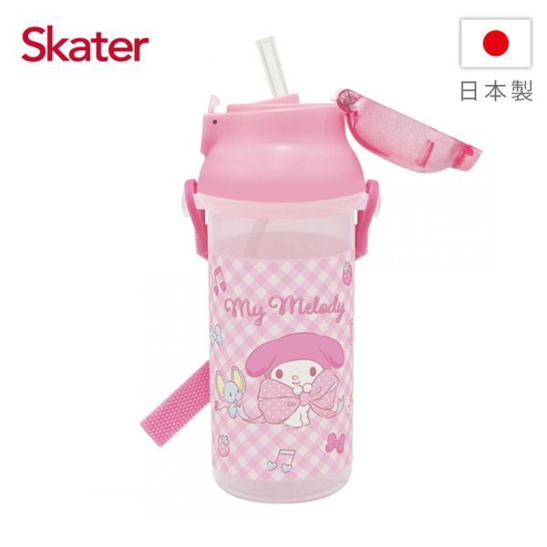 Skater 日本水壺 480ml 銀離子吸管水壺｜美樂蒂水壺｜PSB5PAG 透明吸管水壺,skater,superbo,水壺推薦,兒童水壺推薦,不鏽鋼水壺,保溫瓶,不鏽鋼保溫瓶,吸管水壺,直飲水壺,透明水壺,美樂蒂水壺,三麗鷗水壺