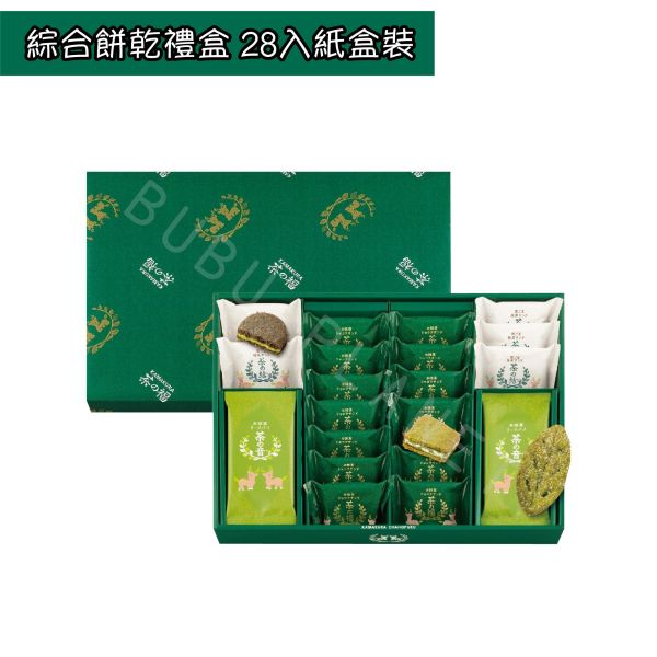 鎌倉 茶の福 茶之福 綜合餅乾禮盒 厚餡抹茶巧克力夾心餅 抹茶葉子千層酥 黑芝麻抹茶夾心餅 日本伴手禮 
