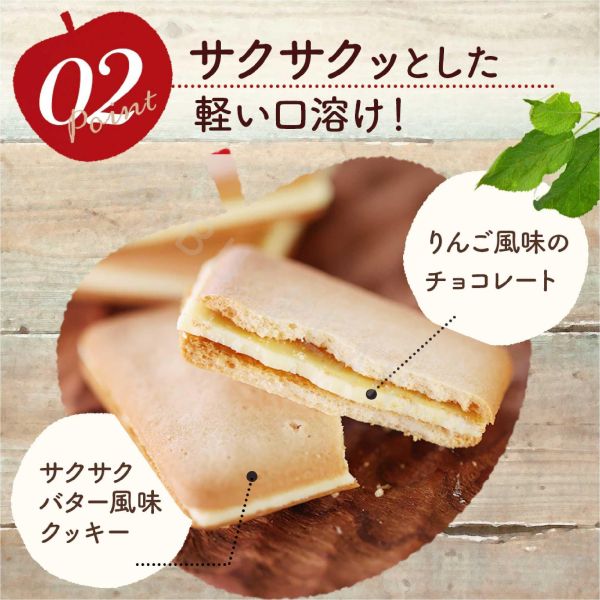 福岡限定 Apple&Butter 蘋果巧克力夾心餅乾 蘋果風味夾心餅乾 日本伴手禮 