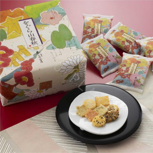小倉山莊 山春秋 仙貝米菓 日本伴手禮 