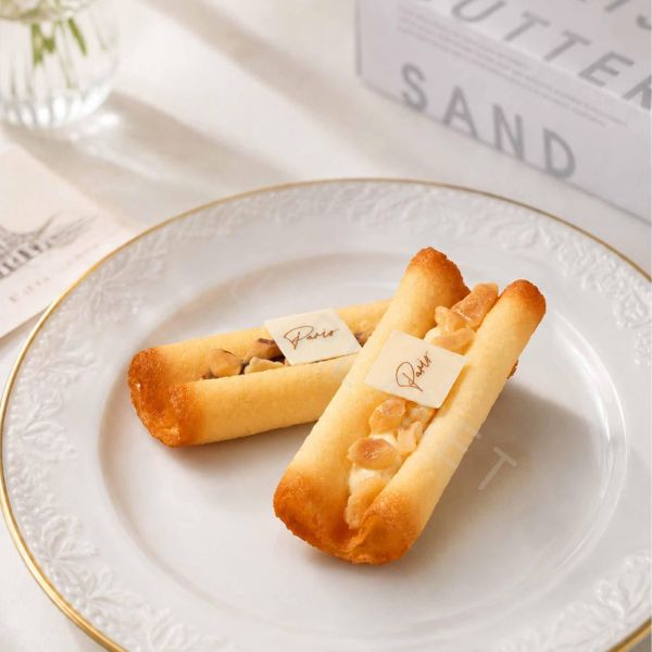 PARIS BUTTER SAND 巴黎奶油夾心 白巧克力夏威夷果脆餅 牛奶巧克力杏仁粒脆餅 日本伴手禮 
