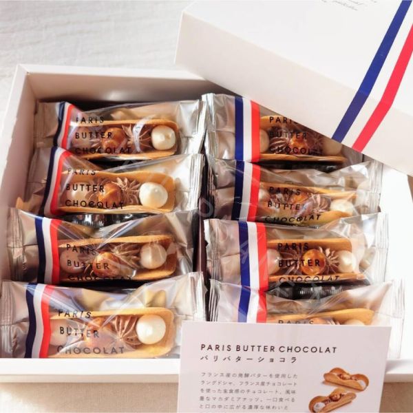 PARIS BUTTER CHOCOLAT 巴黎奶油巧克力 奶油巧克力夏威夷果脆餅 日本伴手禮 