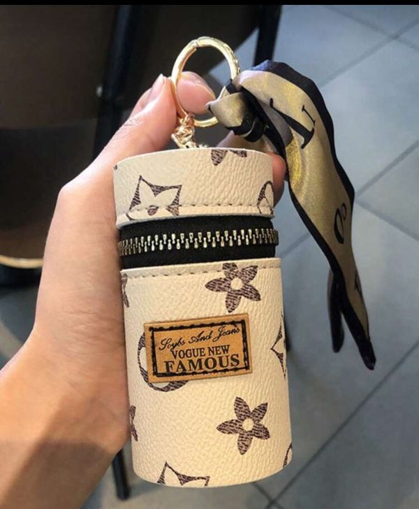 復古圓桶掛飾小包 