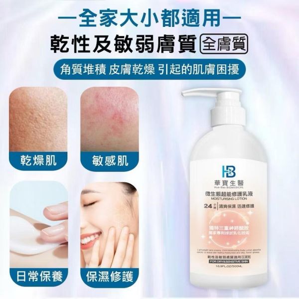 HB Beauty Fast微生態高效修護乳液500ml 