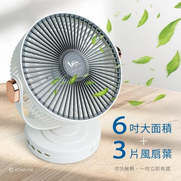 360°夾立雙用靜音風扇 