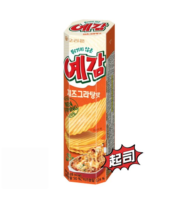《韓國》ORION預感香烤洋芋片原味/起司口味64gX2盒 