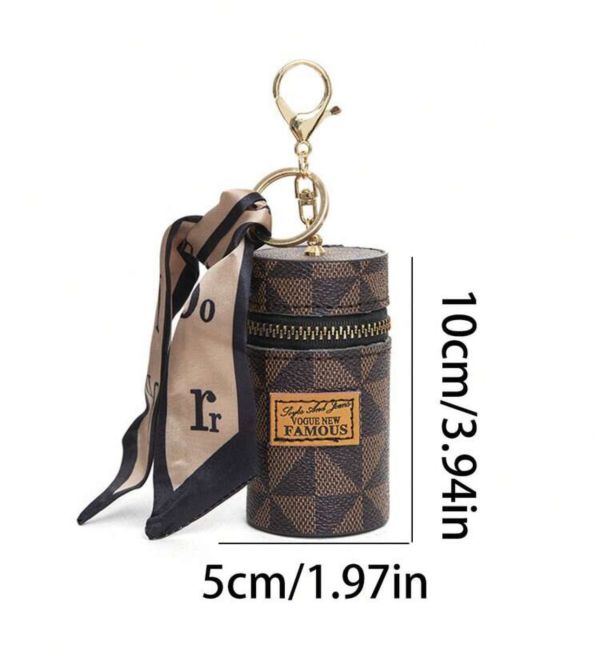 復古圓桶掛飾小包 