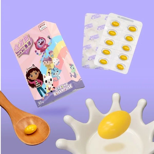 【蓋比的娃娃屋聯名】兒童元氣全方位魚油 