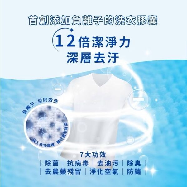 12倍超濃縮洗衣凝珠旅行包4入 