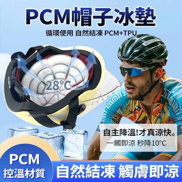 《日本》黑科技冰感帽墊 