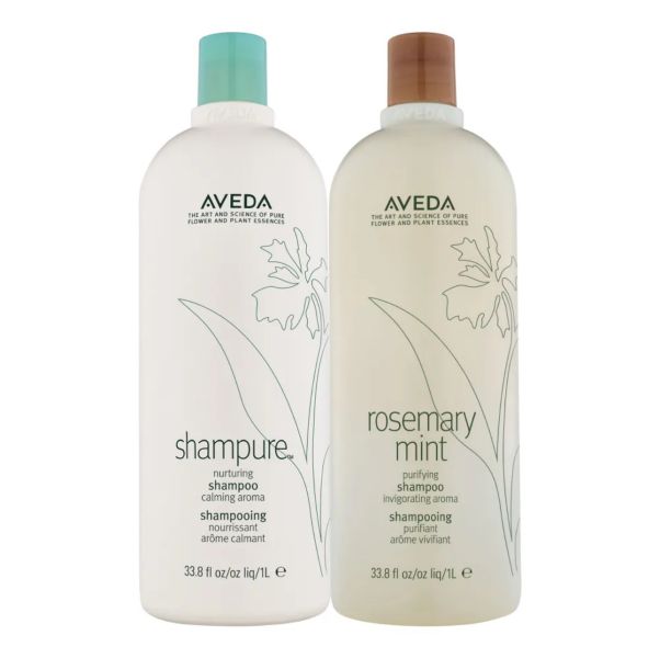 《美國》AVEDA 純香/迷迭薄荷洗髮精1000ml 