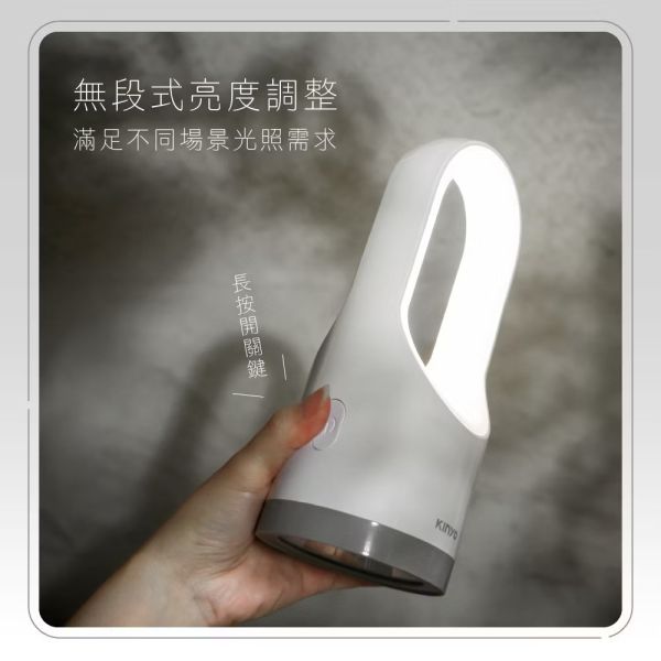 【KINYO】多功能LED手電筒露營燈 