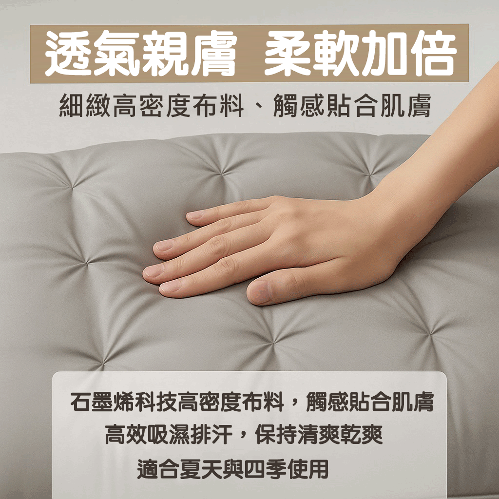1881五星級石墨烯立體絲絨枕