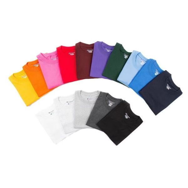Champion USA Line Basic T425 6.1oz 美國圓筒素Tee 