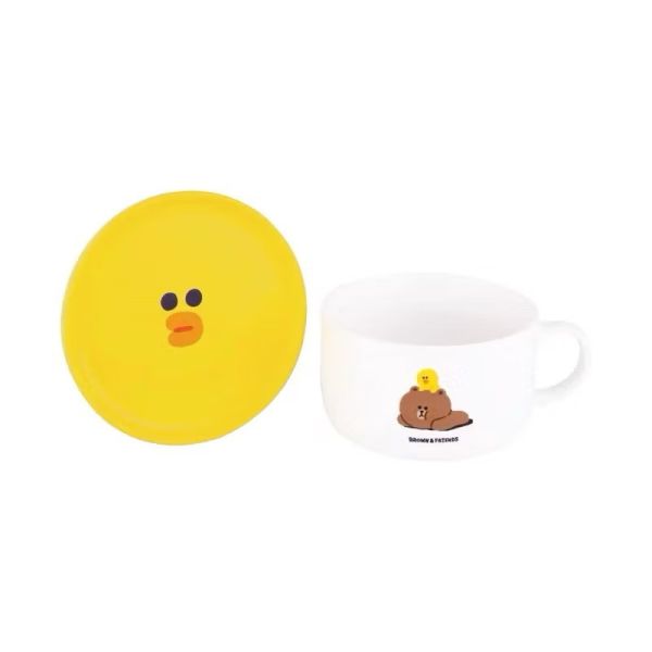 BROWN & FRIENDS日常生活湯杯・湯蓋組 