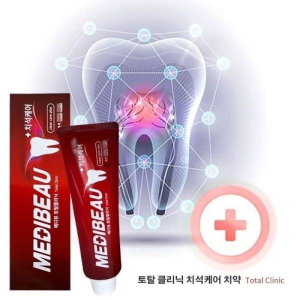 【韓國】MEDIBEAU 牙膏(紅)120g 