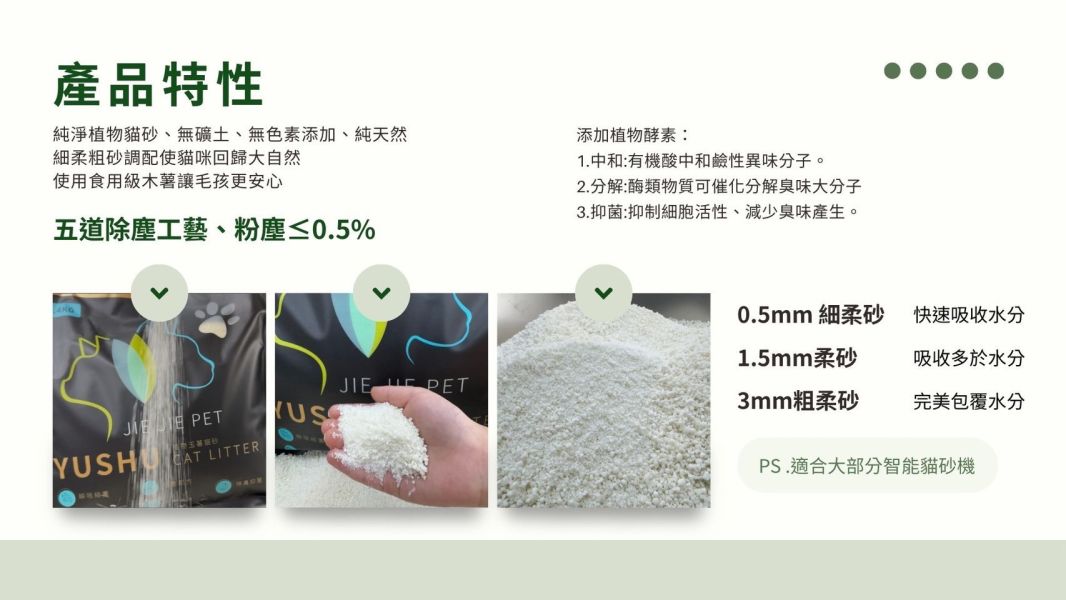 【JIE JIE PET】玉薯貓砂2.4kg 