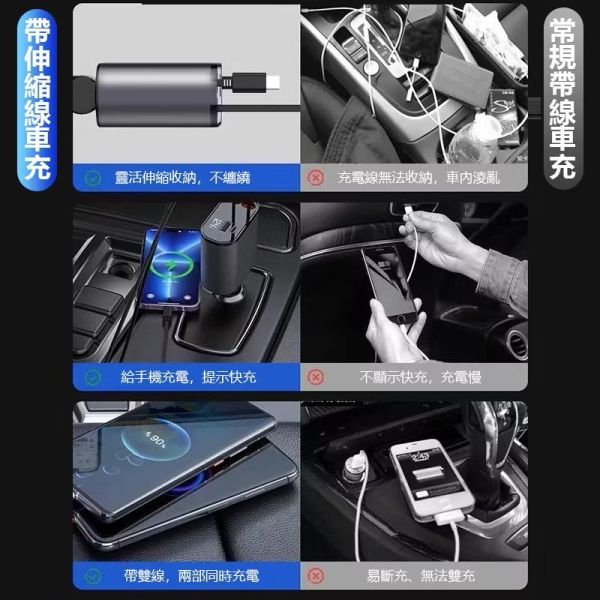 【120W快充】車載充電器 