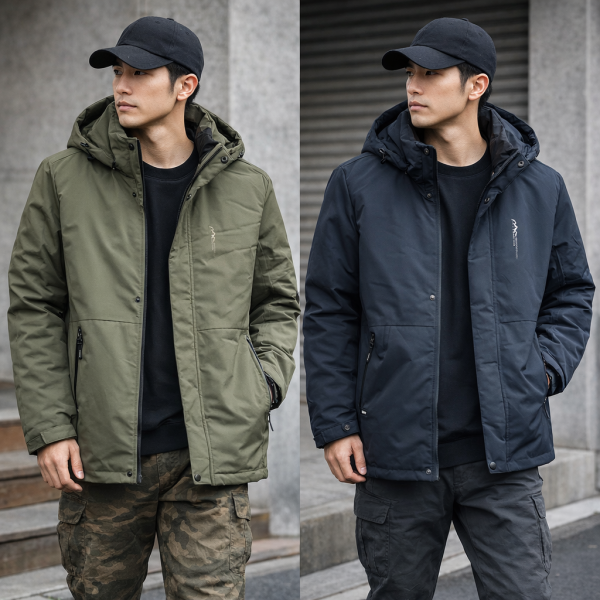 【過季最後一件】鋁點石墨烯保暖防潑水外套-軍綠4XL 