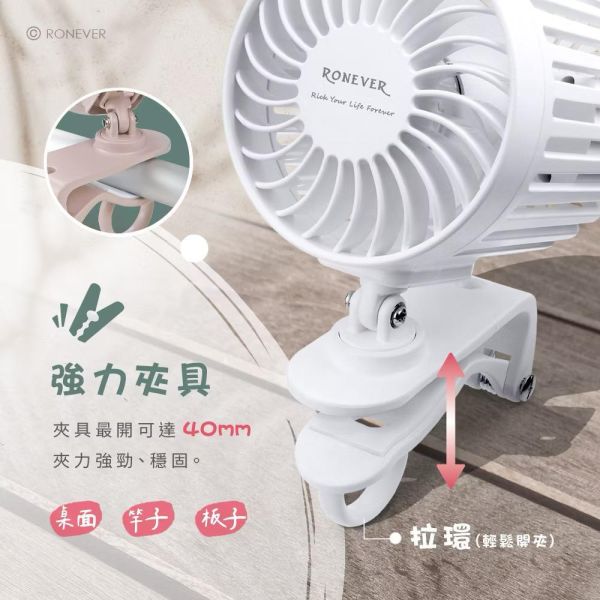 360度旋轉夾式風扇 