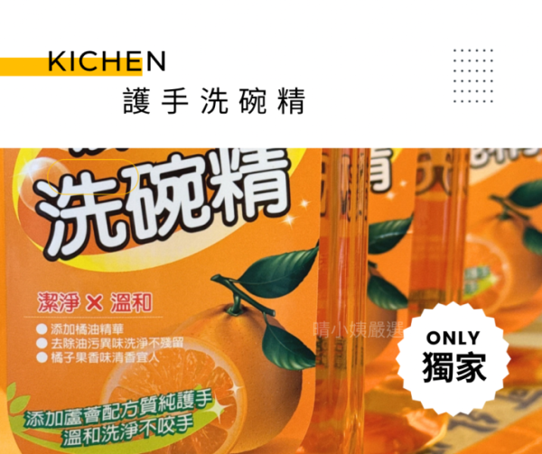 Orange潔淨洗碗精兩瓶 