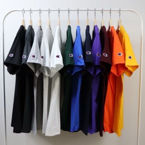Champion USA Line Basic T425 6.1oz 美國圓筒素Tee 